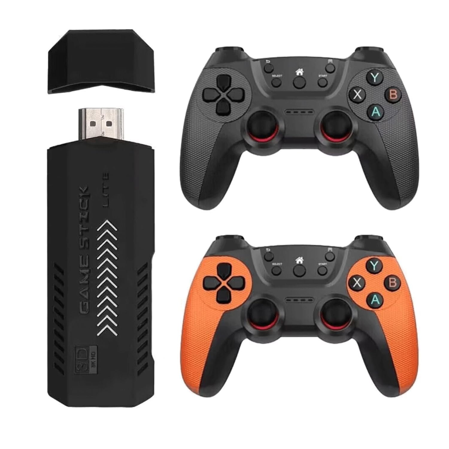 X2 Ultra Retro Game Stick 4K,HDMI Plug and Play Video Game Toy with 35000+ Games(64/128/256G/G),with 2.4G Wireless Controllers,Nostalgia Arcade Handheld Emulators for TV Game Lovers