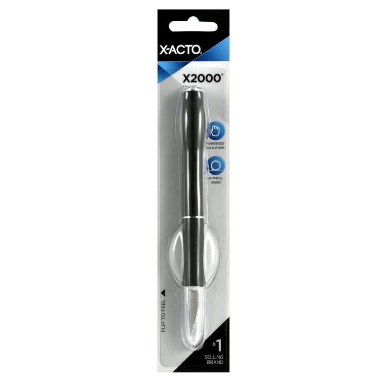 X2000 No-Roll Rubber Barrel Knife with #11 Replaceable Blade and Safety Cap X2000 No-Roll Rubber Barrel Knife with #11 Replaceable Blade and Safety Cap