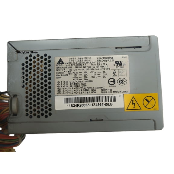 X206M server power supply DPS-400MB-1 A 24R2666 24R2665