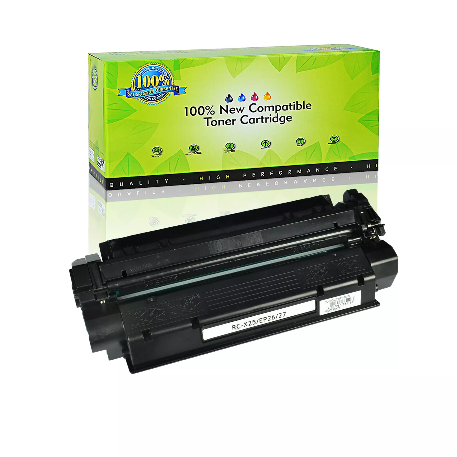 Canon 125 Black Toner Cartridge 3PK X25 Toner Cartridge Compatible