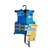 X2O Universal Child Open-Sided Life Vest and Jacket, 30lbs - 50lbs, Unisex, Blue Ocean Coral