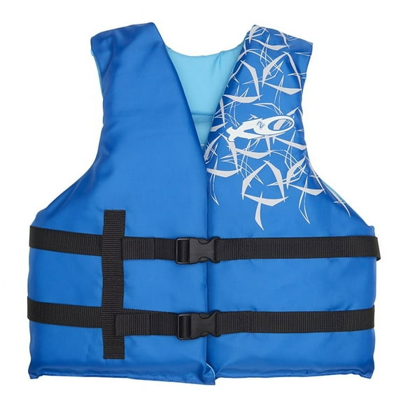 X2O Universal Youth Open-Sided Life Vest and Jacket, 50lbs - 90lbs, Blue, Unisex