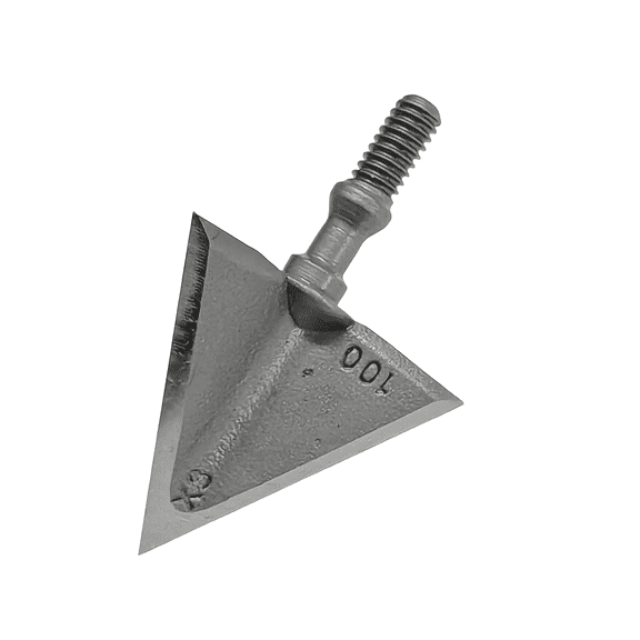 X3 Archery Hunting Broadheads 100 Grain Durable Sharp Fixed Blades 1.1" Cutting Diameter Steel 1-Piece Construction Screw-in Broadheads for Bow Arrows - Pack of 6