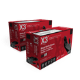 thumbnail image 1 of X3 Black Disposable Nitrile Gloves, Size Medium, 200 Count, Light-Duty, 1 of 7