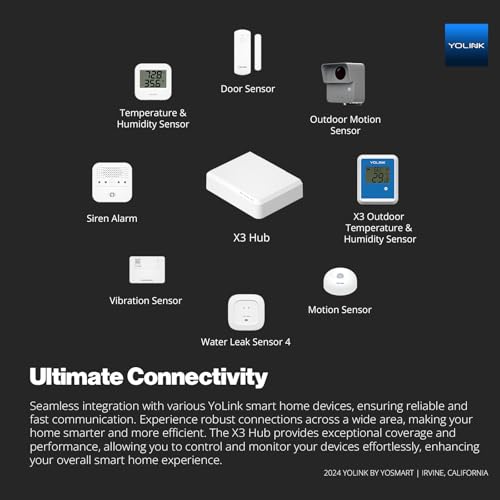 X3 Hub Smart Home Gateway: 1/4 Mile Super Long Range LoRa Enabled Smart ...