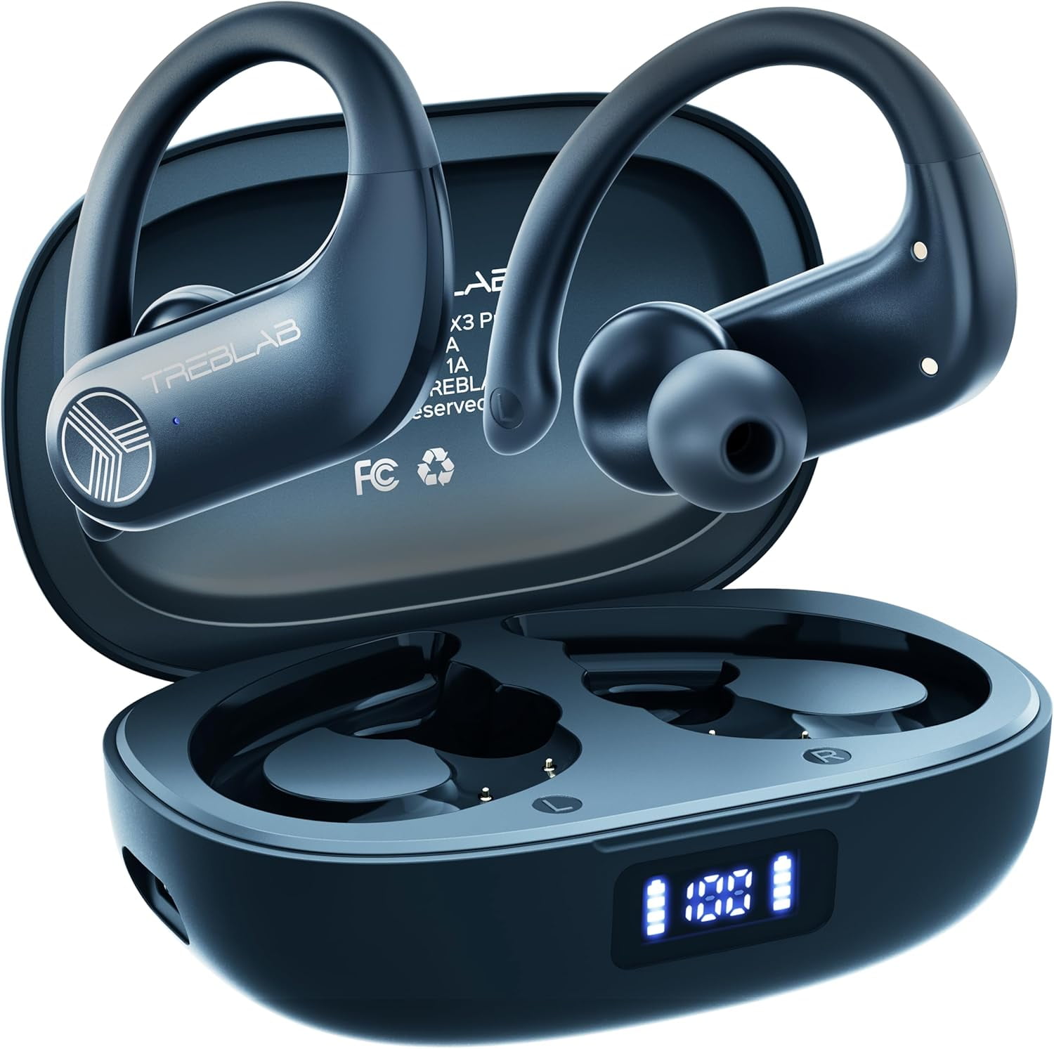 X3 Pro Workout True Wireless Earbuds, Comfortable Earhooks, Bluetooth