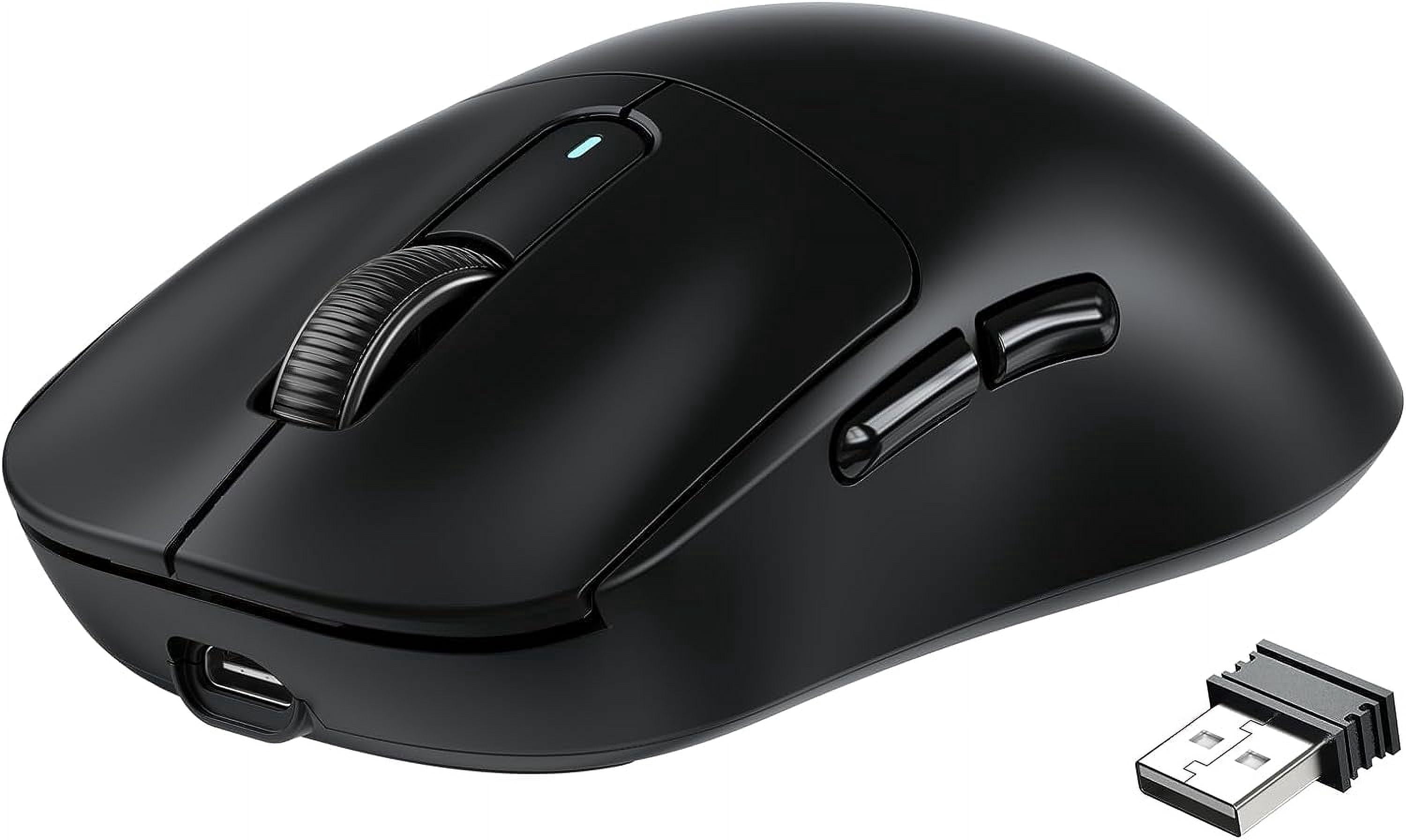 ATTACK SHARK X3 Wireless Gaming Mouse, 49g Ergonomic Design, Tri-Mode Bluetooth/2.4G/USB-C Wired, PAW3395 Optical Sensor, 26000 DPI, Programmable Buttons, for PC/Laptop/Mac, Black