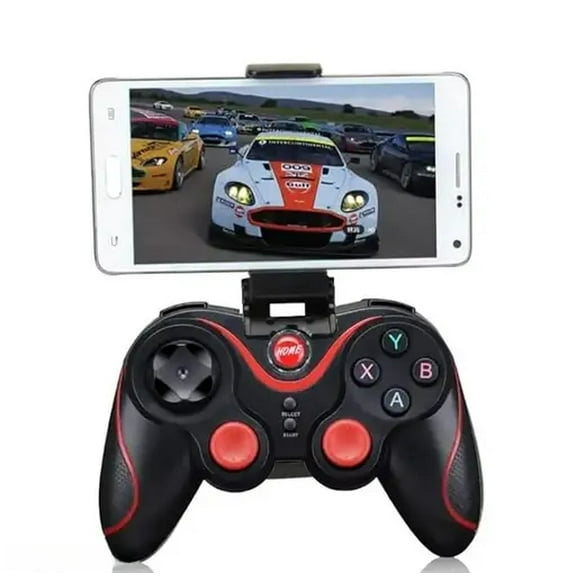 X3 Wireless Bluetooth Game Controller: The Ultimate Gift for Adults & Kids! Compatible with Android/PC/Tablet. For Christmas/Birthday (Black-Red)