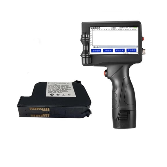 X300 English Language Production Date Number Logo Expiry Date Label Plastic Carton Hand Jet Handheld Thermal Inkjet Printer