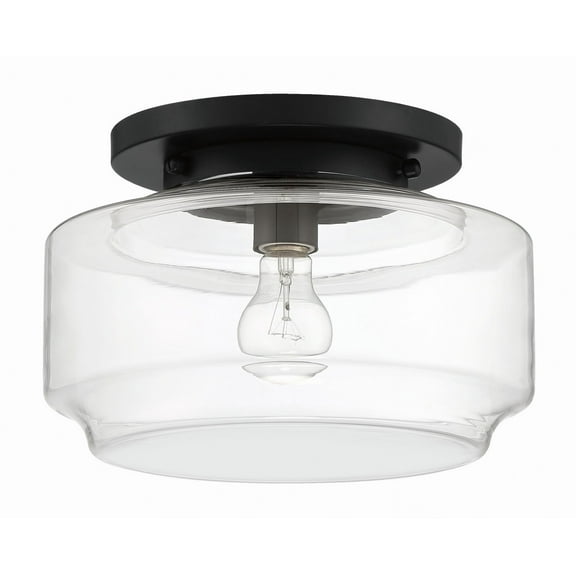 Craftmade Lighting - Peri - 1 Light Flush Mount-Flat Black Finish