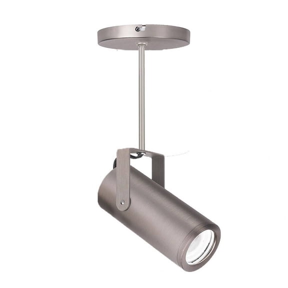 X36-MO2020930BN-WAC Lighting-Silo X20 Series - 43 Inch 20W 3000K 1 LED Monopoint Spot Light with 36 Inch Extension-Brushed Nickel Finish