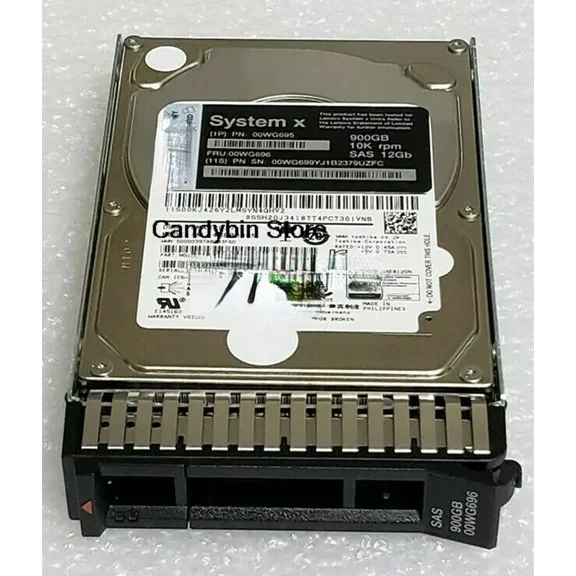 X3650M5 X3550M5 00WG696 900G 10K 2.5 SAS 12G server hard disk