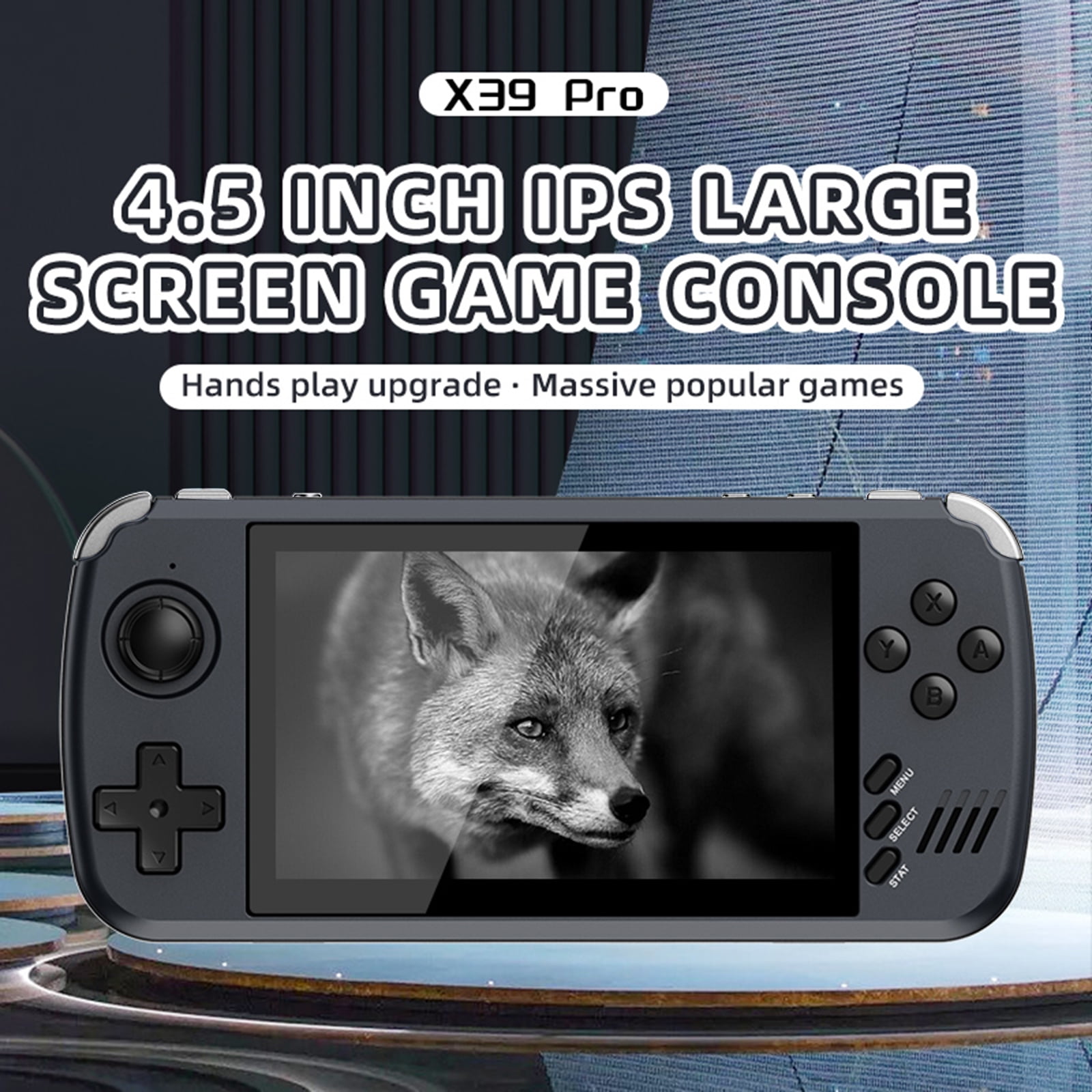 X39 Game Console Handheld Portable Gaming Device with 4.5 inch IPS