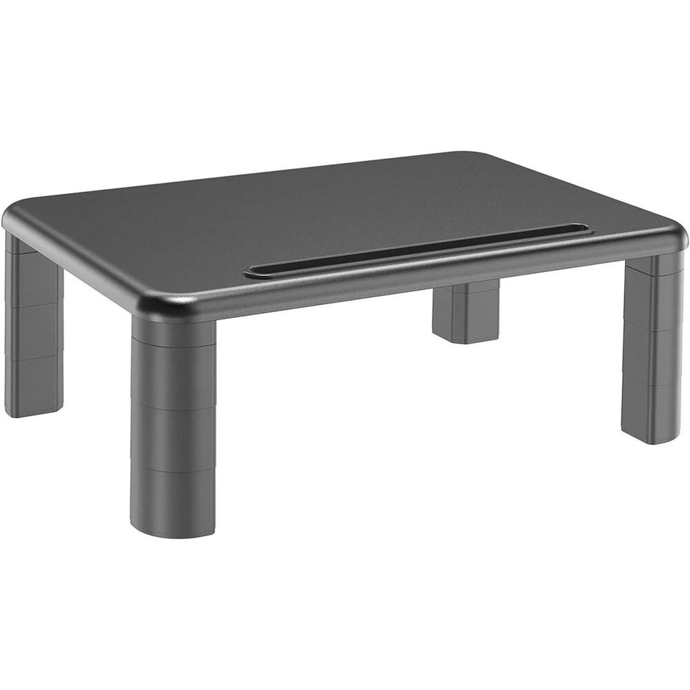X4 Computer Desk Monitor Stand Riser with Height Adjustable Feet Office ...