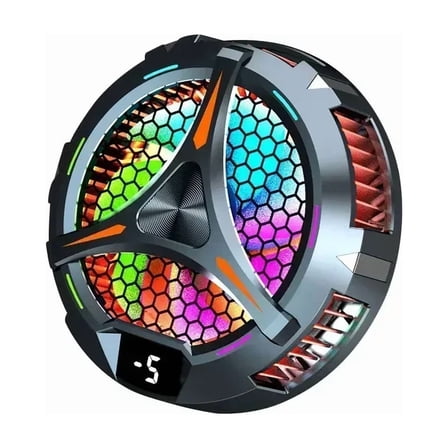 X42 Magnetic Semiconductor PUBG Game Cooler w/ RGB Colorful Light Fast Cooling Radiator for IPad Tablet Universal Cool Heat Sink