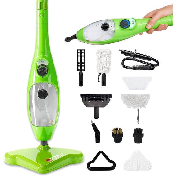 X5 5-in-1 Multi-Purpose Steam Mop, Handheld Cleaner, Adjustable Height, Reble Tank, Large Capacity, Rapid Heat Up, Control, Lightweight, High Pressure