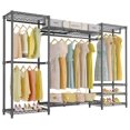 X5 Heavy Duty Clothing Rack for Hanging Clothes, Large Freestanding