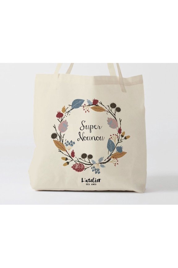 X560Y tote bag nanny tote bag cotton nanny tote bag tote bag changing bag customizable tot
