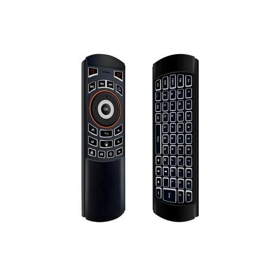 X6 Air Mouse 2.4GHz Wireless Keyboard 3D Gyroscope Sense Remote Controller for PC, Android TV Box/Smart TV, Game Devices (Black)