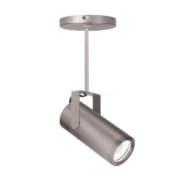 X6-MO2020930BN-WAC Lighting-Silo X20 Series - 13 Inch 20W 3000K 1 LED Monopoint Spot Light with 6 Inch Extension-Brushed Nickel Finish
