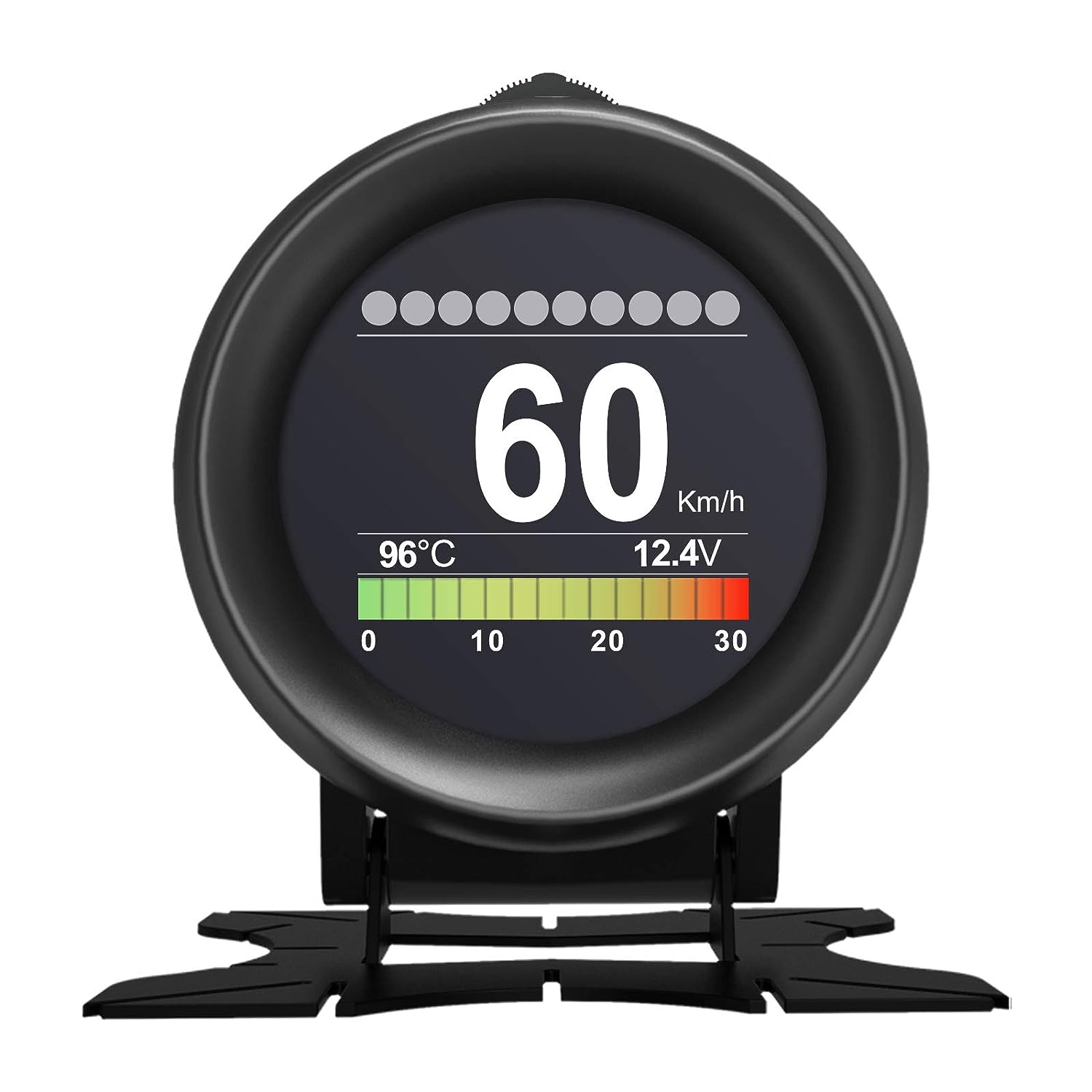 X60 Car OBD HUD MultiFunction Digital Meter Alarm Speed WaterTemp