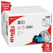 WypAll GeneralClean X60 Disposable Multipurpose Task Wipe 10 x 12.5 41083, 70 Ct