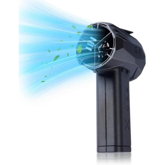 X64 PRO Mini Violent Turbo Fan, Super Powerful Compressed Air Duster Dry Blower, 64mm Duct Fan Brushless Motor Blower, Thrust 1.5kg / s Wind Speed 350km / h, 60W Fast Charging
