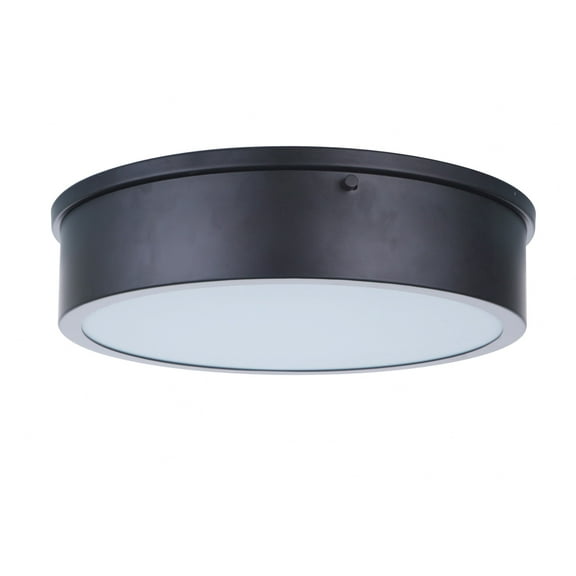 X6713-FB-LED Craftmade Lighting Fenn - 13 Inch 20W LED Flush Mount-Flat Black Finish