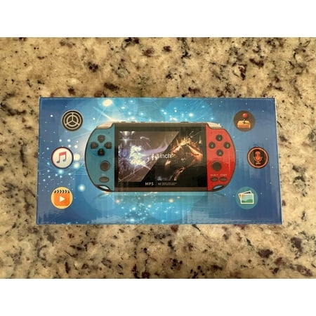 X7 Handheld Game Console 4.3 Inch Dual Joystick Mini Game Console 10000 Games Kids Boy Girls Gifts