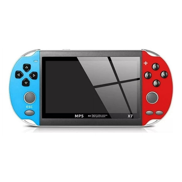 X7 Handheld Game Console Bult-in 8GB with Pre-load 3000+ Games, Portable Video Games Support AV Output & Double Player, Classic Arcade,A birthday gift for children and friends