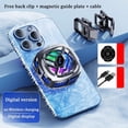 thumbnail image 1 of X76 phone cooler Peltier cooling fan free back clip Three speed adjustment (E), 1 of 7