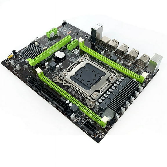 X79 Pro Motherboard LGA 2011DDR3 with Support Xeon E5 V1 V2 E5-2650V2 2680 2640 2670 Processor,1 x X79 Pro Motherboard,Photo Color