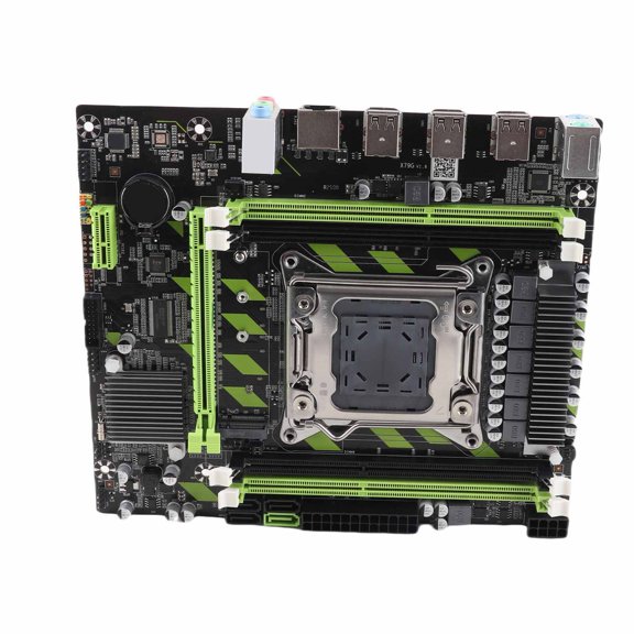 X79G Desktop Motherboard LGA 2011 Support DDR3 REG ECC Memory 4-Channel Slots