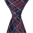 thumbnail image 1 of X8 - 48 in. Necktie - Navy, Maroon, Blue Plaid, 12-14, 1 of 1