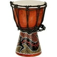 thumbnail image 1 of X8 Drums Mini Djembe Gecko Dot Paint Design, 1 of 3
