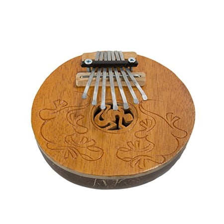 X8 Drums Thumb Piano Gecko Kalimba, Coconut Shell