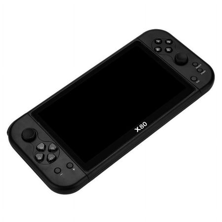 X80 7-Inch Large-Screen Portable Handle Shape Game Console-KP01