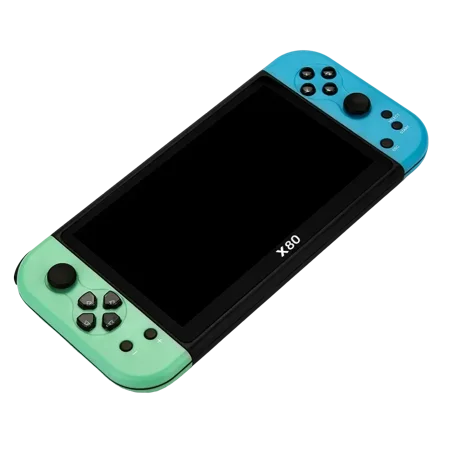 X80 Portable Handheld Game Player Console Arcade 7 Inch Screen Quad Core 16GB 10000 Nostalgia Classic Game for PS/MAME HD TV Out
