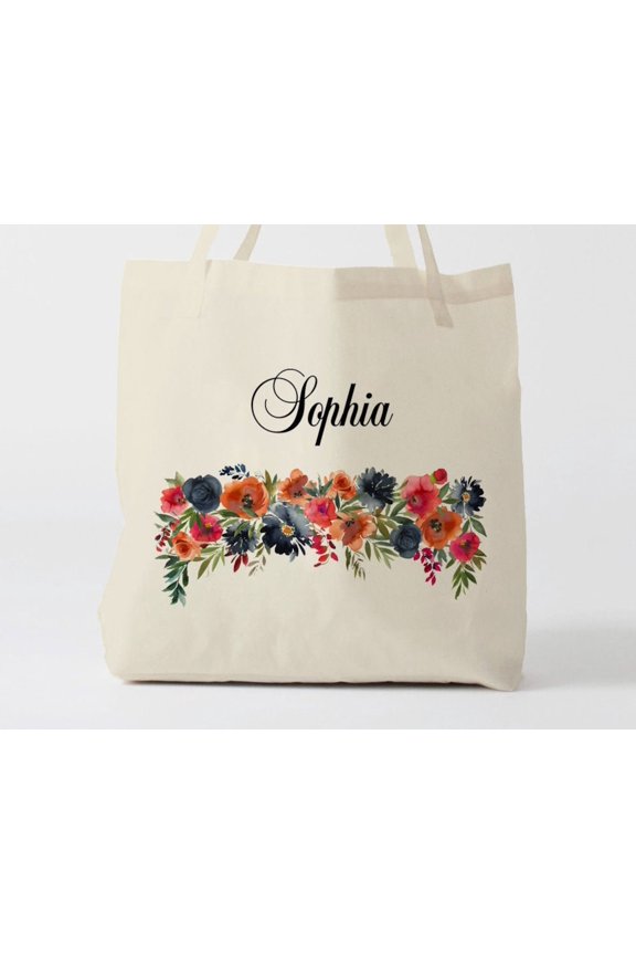 X824Y Customizable Tote bag wedding tote bag bridesmaid gift wedding party gift personaliz