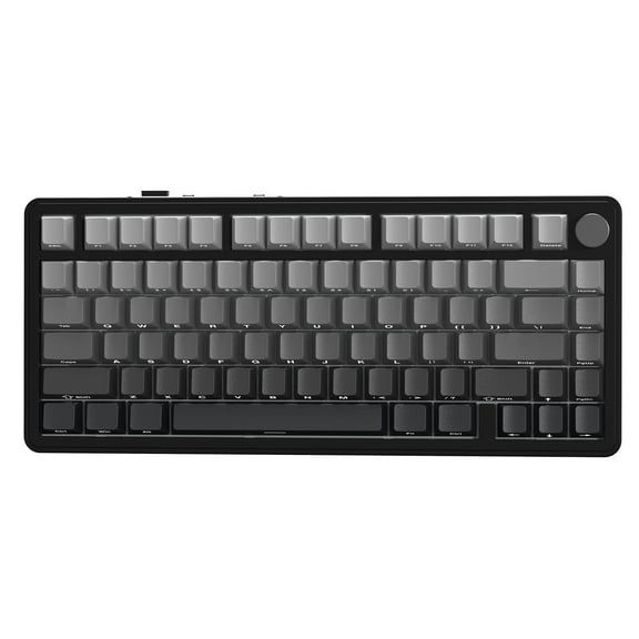 X85 Wireless Mechanical Keyboard, TKL 82 Keys Bluetooth 5.0/2.4GHz/USB-C Hot Swappable Custom Keyboard,Gasket Structure,Knob,RGB Backlit Gaming Keyboard for PC/Mac/PS4/Xbox(Black)