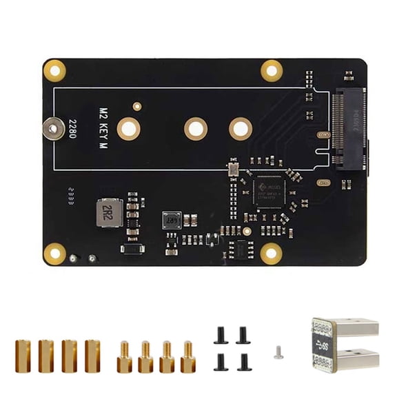 X872 USB To NVMe M.2 Solid Disk Expansion Module Fast Boot And Data Transfer For RPi 4 Storage Upgrades