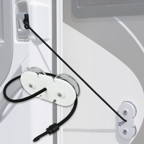 X8R DOOR HOLDER BRACKET CORD STRAP STOP WIND KIT COMPATIBLE WITH RV MOTORHOME CARAVAN CAMPER VAN, PART # X8R0294