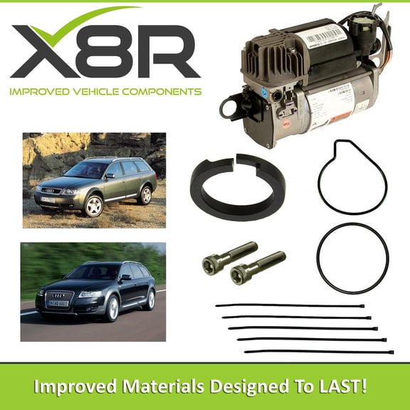 X8R REPAIR KIT FOR WABCO AIR SUSPENSION COMPRESSOR PISTON RING COMPATIBLE WITH AUDI ALLROAD C5 2000-2005, PART # X8R45 / X8R0045
