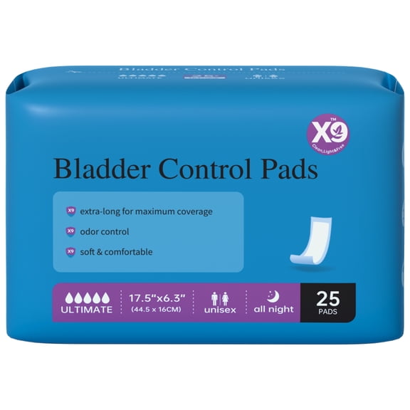 X9 Bladder control pads