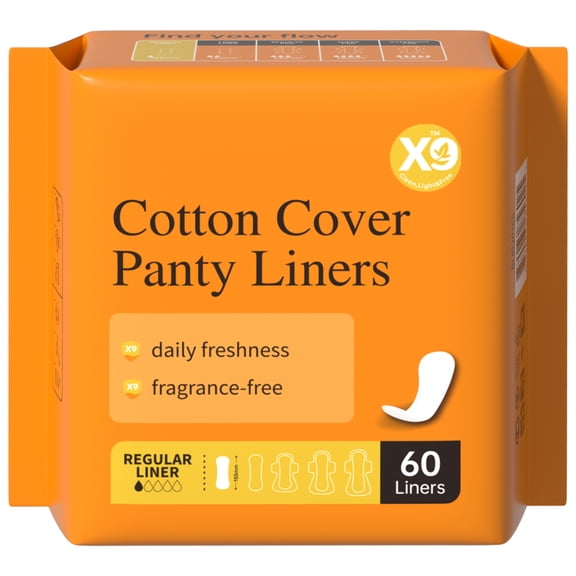X9 Cotton Cover Panty Liners