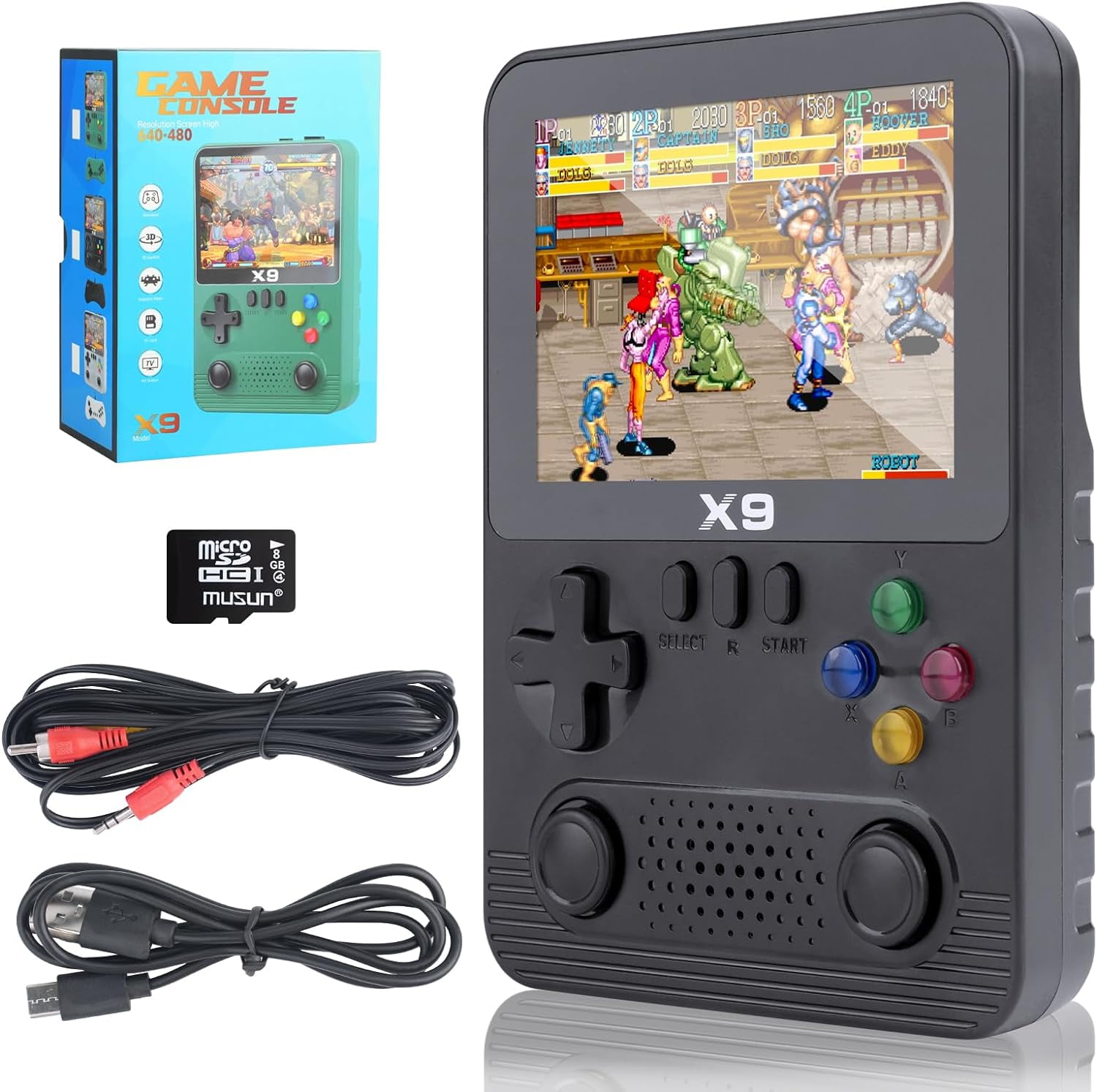 X9 Joystick PSP Handheld Game Console 32G Nostalgia NES Arcade Mini