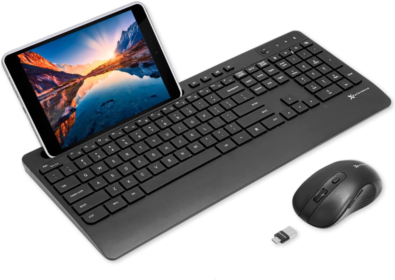 X9 Keyboard and Mouse Combo Dual USB Port Compatibility (USB A + Type