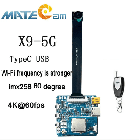 X9 PRO Mini Camera 4K 60FPS IMX258 Small Wifi-5G Webcam USB Security Surveillance W/ Subminiature Vigilancia Cameras Module Lens