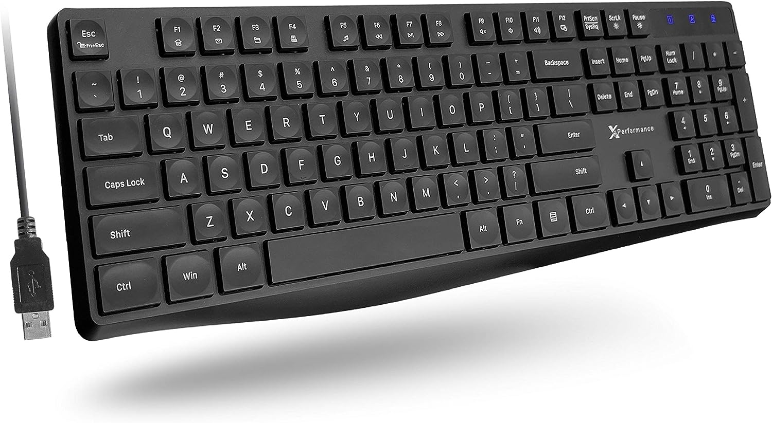 X9 Performance Ergonomic Computer Keyboard Wired USB Keyboard For 