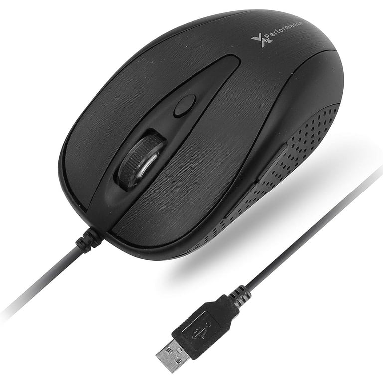 USB Wired Optical Cord Mouse Game Mice for Right / Left Hand User PC  Notebook
